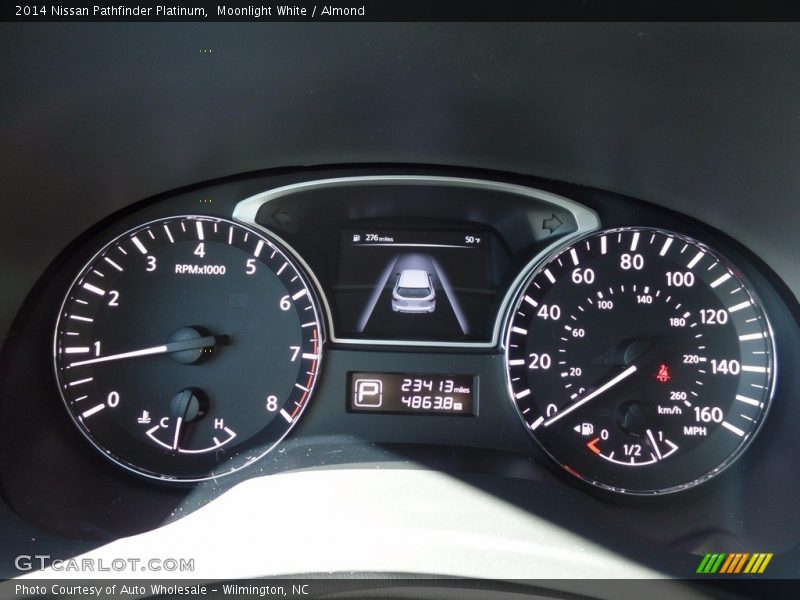 Moonlight White / Almond 2014 Nissan Pathfinder Platinum