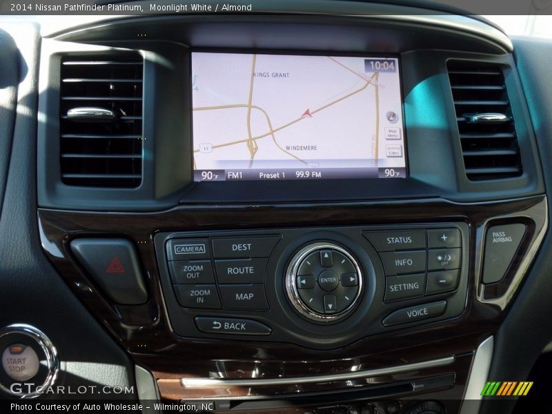 Moonlight White / Almond 2014 Nissan Pathfinder Platinum