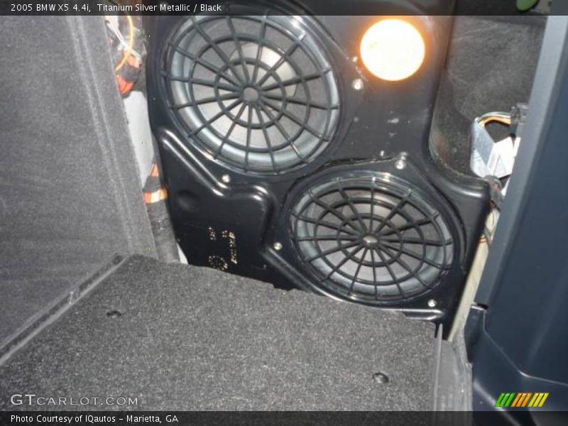 Titanium Silver Metallic / Black 2005 BMW X5 4.4i