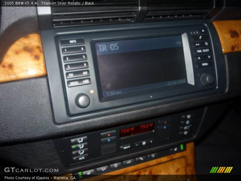 Titanium Silver Metallic / Black 2005 BMW X5 4.4i