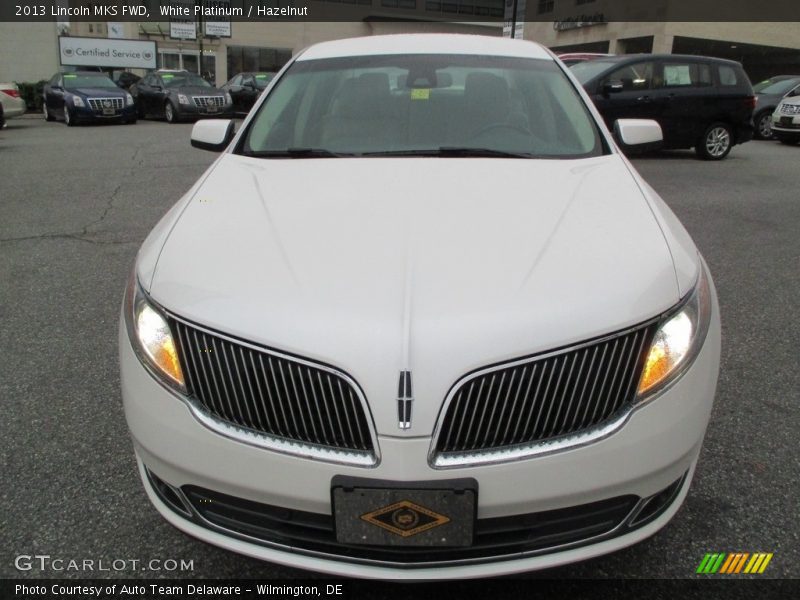 White Platinum / Hazelnut 2013 Lincoln MKS FWD