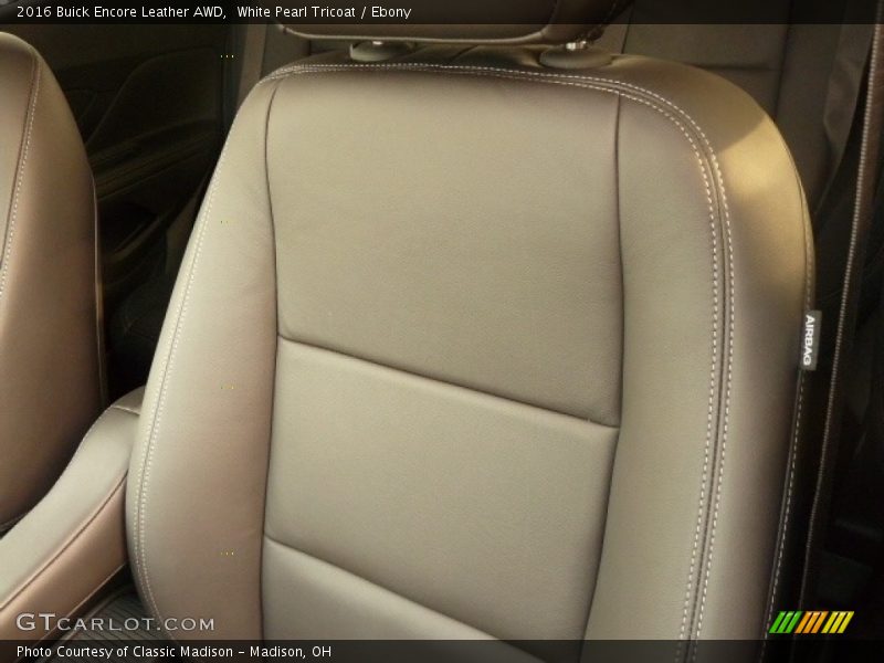 White Pearl Tricoat / Ebony 2016 Buick Encore Leather AWD