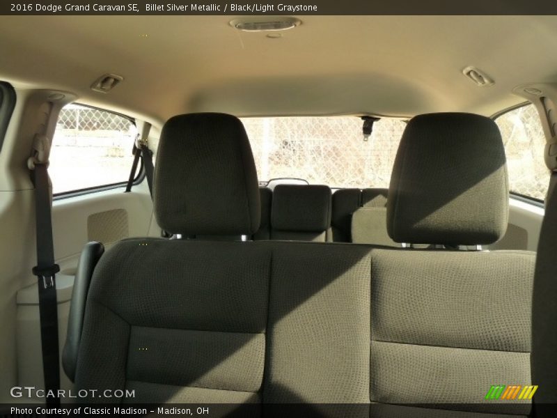 Billet Silver Metallic / Black/Light Graystone 2016 Dodge Grand Caravan SE