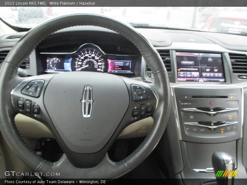 White Platinum / Hazelnut 2013 Lincoln MKS FWD