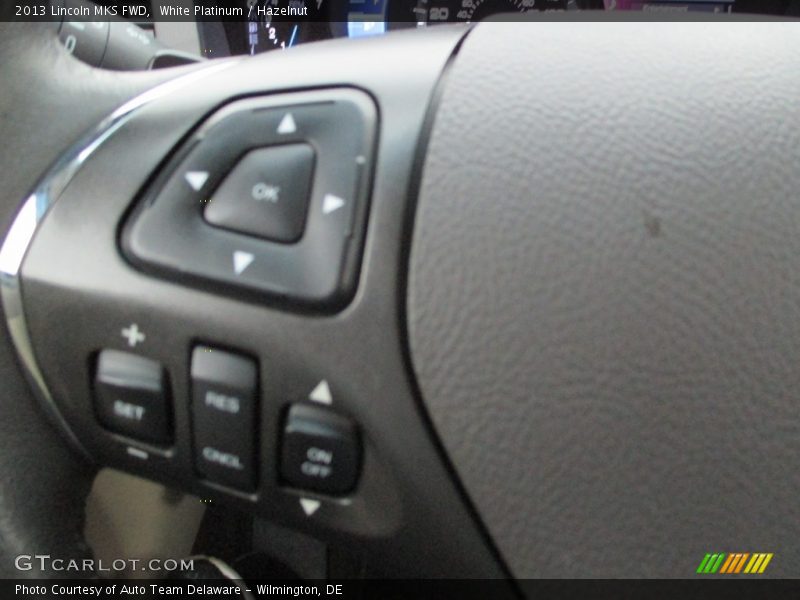 White Platinum / Hazelnut 2013 Lincoln MKS FWD