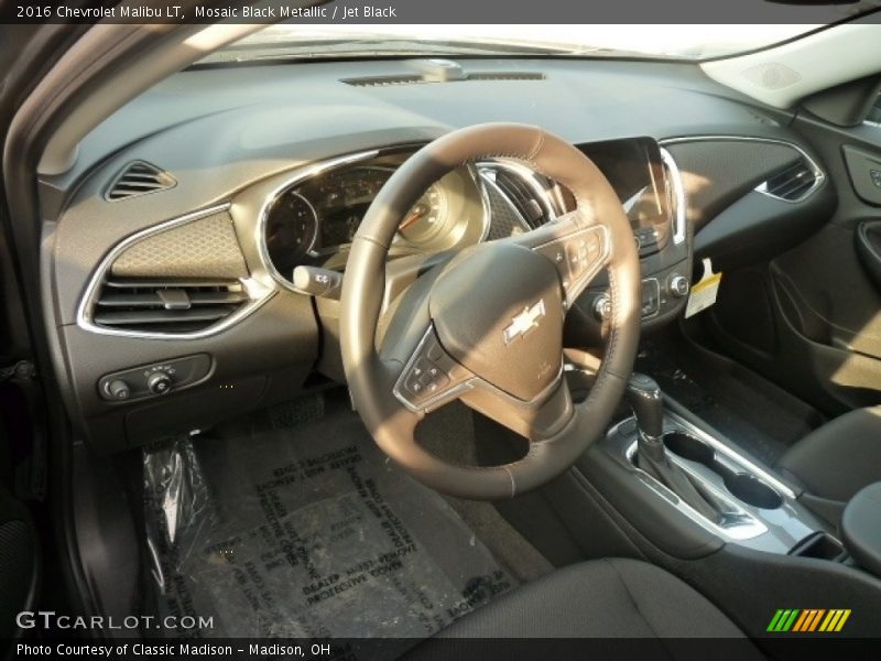 Mosaic Black Metallic / Jet Black 2016 Chevrolet Malibu LT