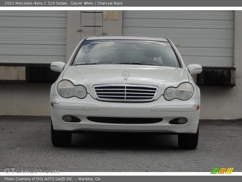 Glacier White / Charcoal Black 2001 Mercedes-Benz C 320 Sedan