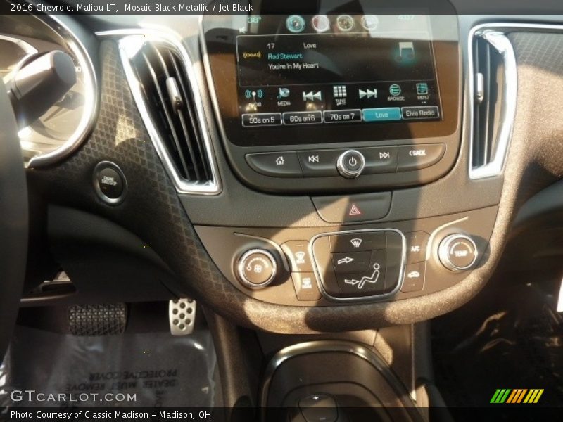 Mosaic Black Metallic / Jet Black 2016 Chevrolet Malibu LT