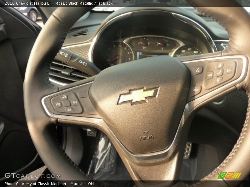 Mosaic Black Metallic / Jet Black 2016 Chevrolet Malibu LT