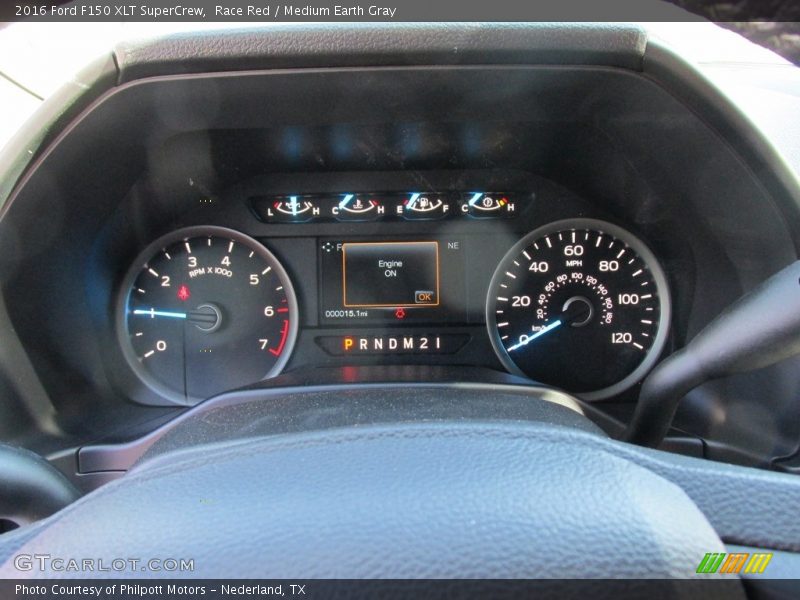 Race Red / Medium Earth Gray 2016 Ford F150 XLT SuperCrew