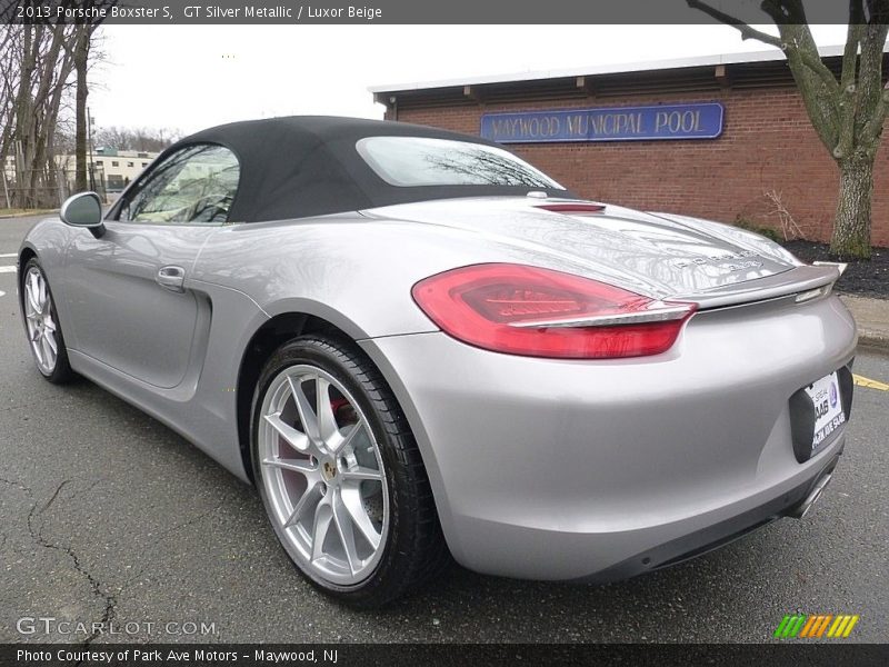 GT Silver Metallic / Luxor Beige 2013 Porsche Boxster S