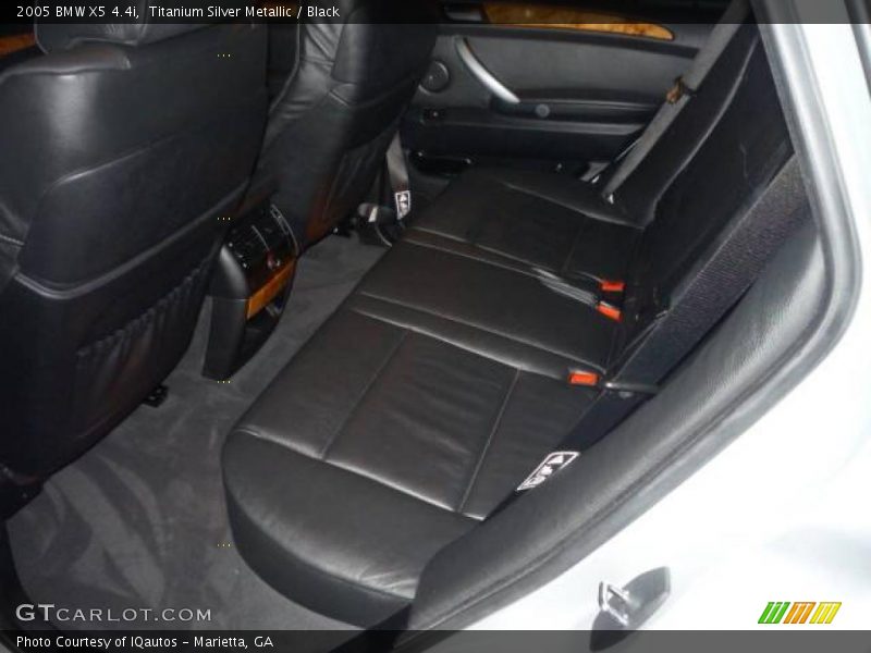 Titanium Silver Metallic / Black 2005 BMW X5 4.4i