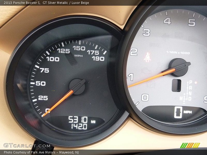 GT Silver Metallic / Luxor Beige 2013 Porsche Boxster S