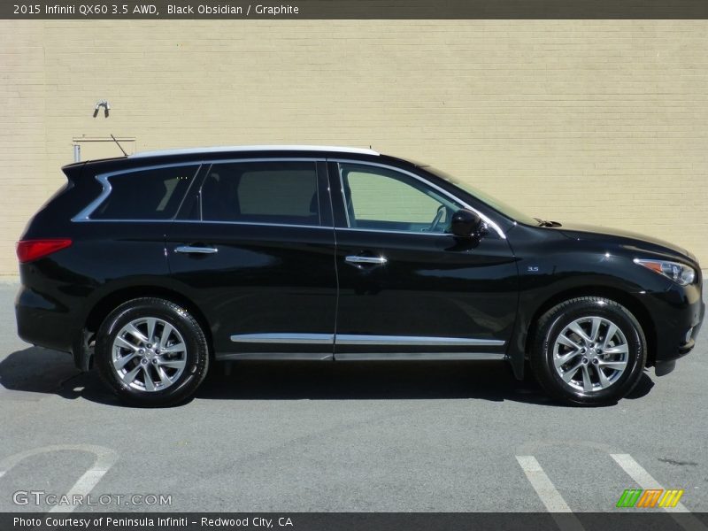 Black Obsidian / Graphite 2015 Infiniti QX60 3.5 AWD