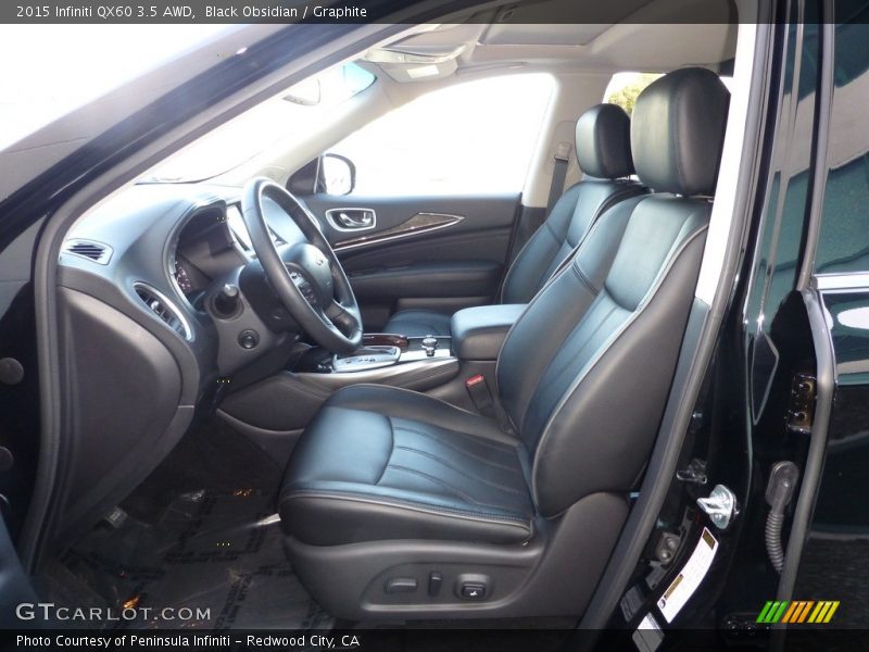 Black Obsidian / Graphite 2015 Infiniti QX60 3.5 AWD