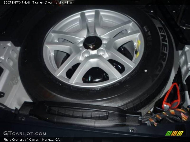 Titanium Silver Metallic / Black 2005 BMW X5 4.4i