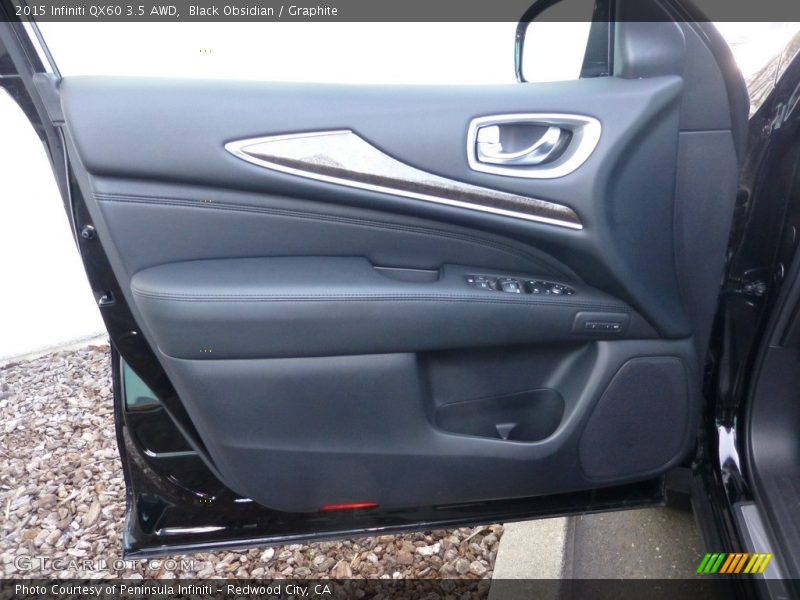 Black Obsidian / Graphite 2015 Infiniti QX60 3.5 AWD