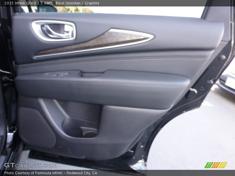 Black Obsidian / Graphite 2015 Infiniti QX60 3.5 AWD