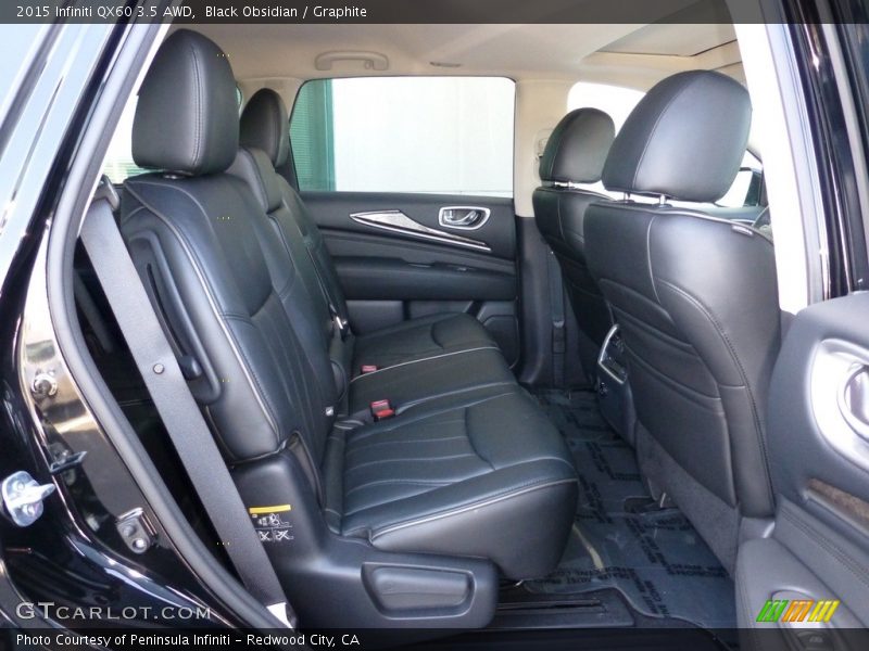 Black Obsidian / Graphite 2015 Infiniti QX60 3.5 AWD