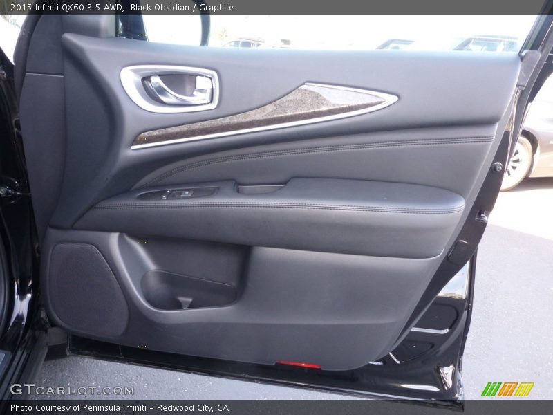 Black Obsidian / Graphite 2015 Infiniti QX60 3.5 AWD