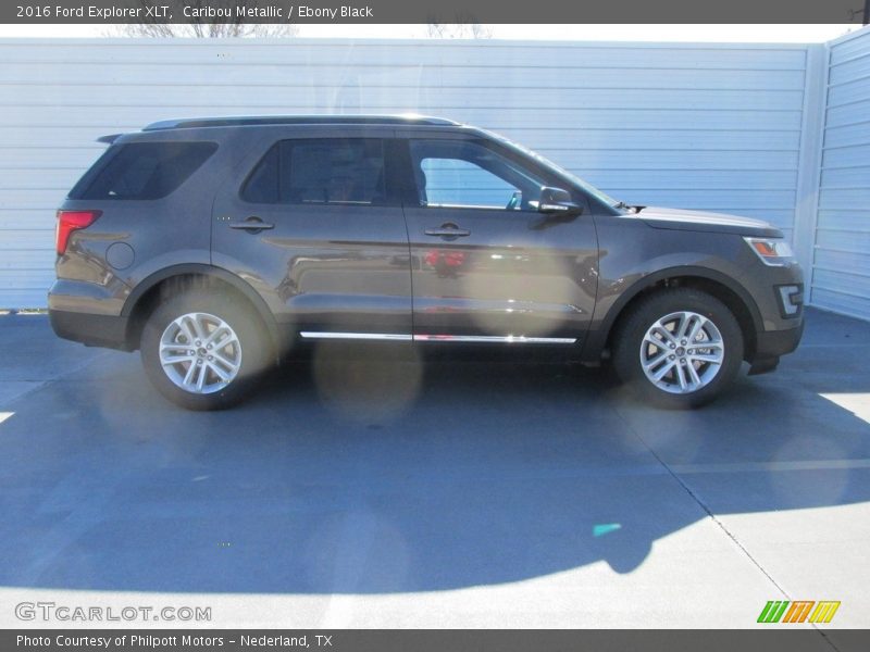 Caribou Metallic / Ebony Black 2016 Ford Explorer XLT