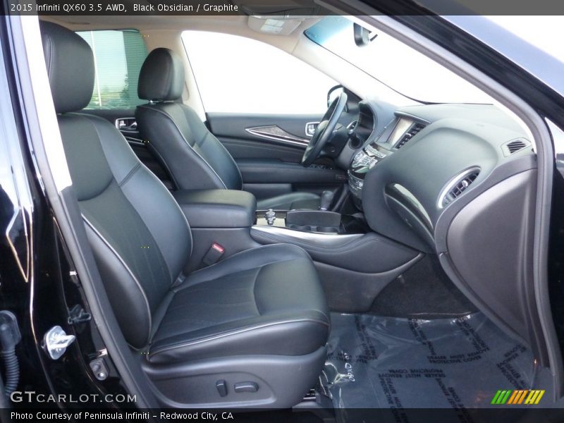 Black Obsidian / Graphite 2015 Infiniti QX60 3.5 AWD
