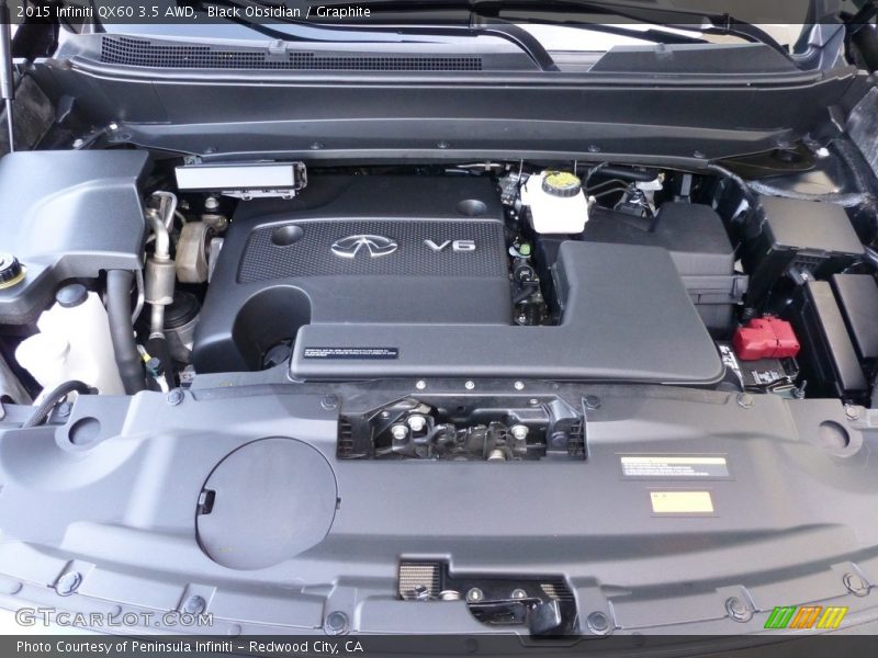 Black Obsidian / Graphite 2015 Infiniti QX60 3.5 AWD
