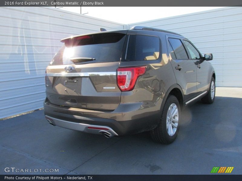 Caribou Metallic / Ebony Black 2016 Ford Explorer XLT
