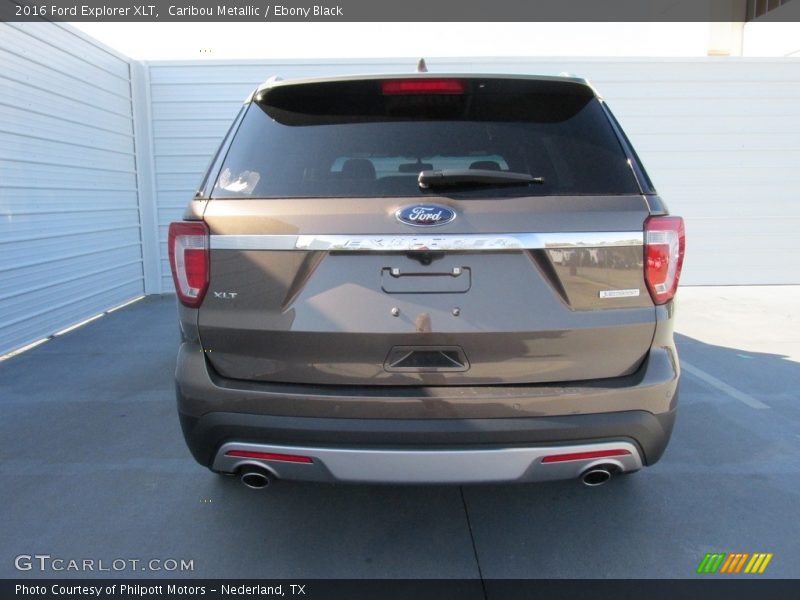 Caribou Metallic / Ebony Black 2016 Ford Explorer XLT
