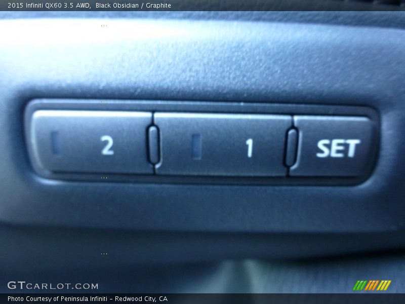 Black Obsidian / Graphite 2015 Infiniti QX60 3.5 AWD