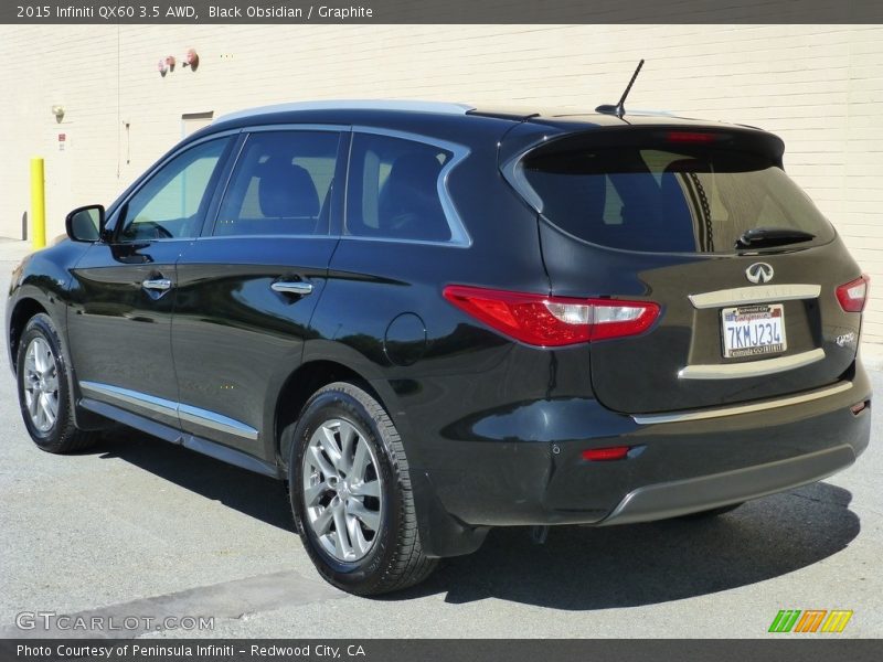Black Obsidian / Graphite 2015 Infiniti QX60 3.5 AWD