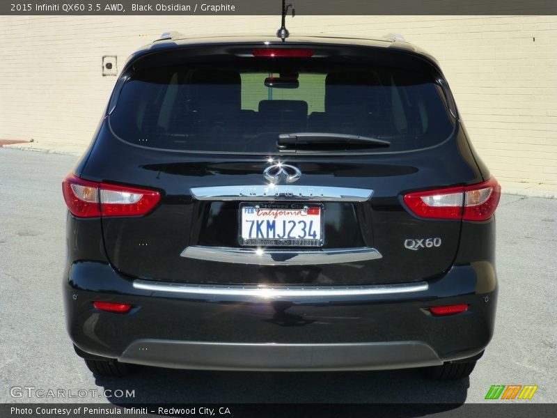 Black Obsidian / Graphite 2015 Infiniti QX60 3.5 AWD