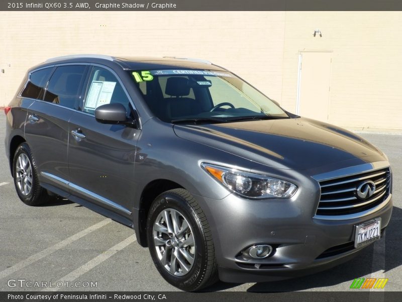 Graphite Shadow / Graphite 2015 Infiniti QX60 3.5 AWD