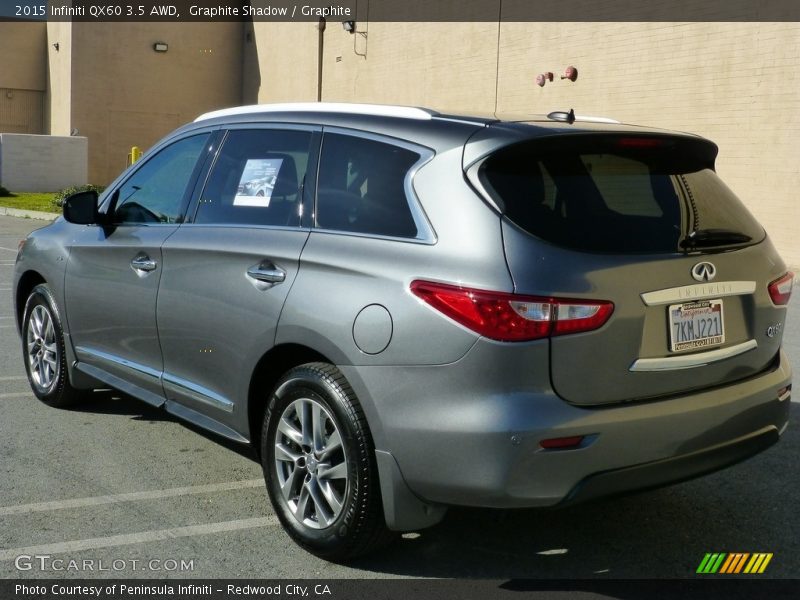 Graphite Shadow / Graphite 2015 Infiniti QX60 3.5 AWD