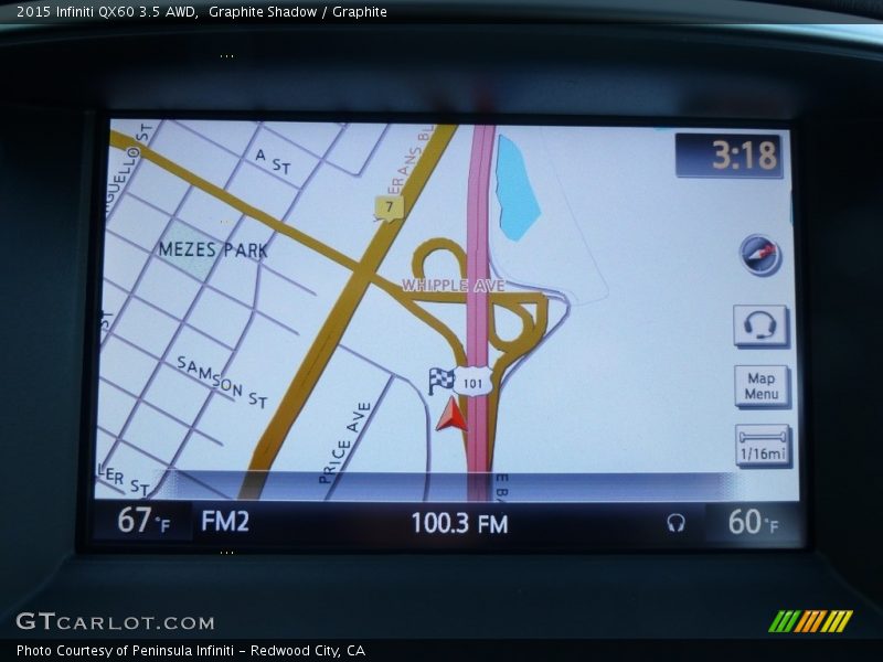 Graphite Shadow / Graphite 2015 Infiniti QX60 3.5 AWD
