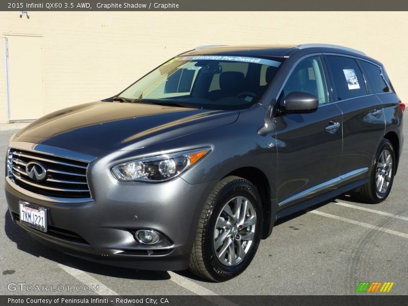 Graphite Shadow / Graphite 2015 Infiniti QX60 3.5 AWD