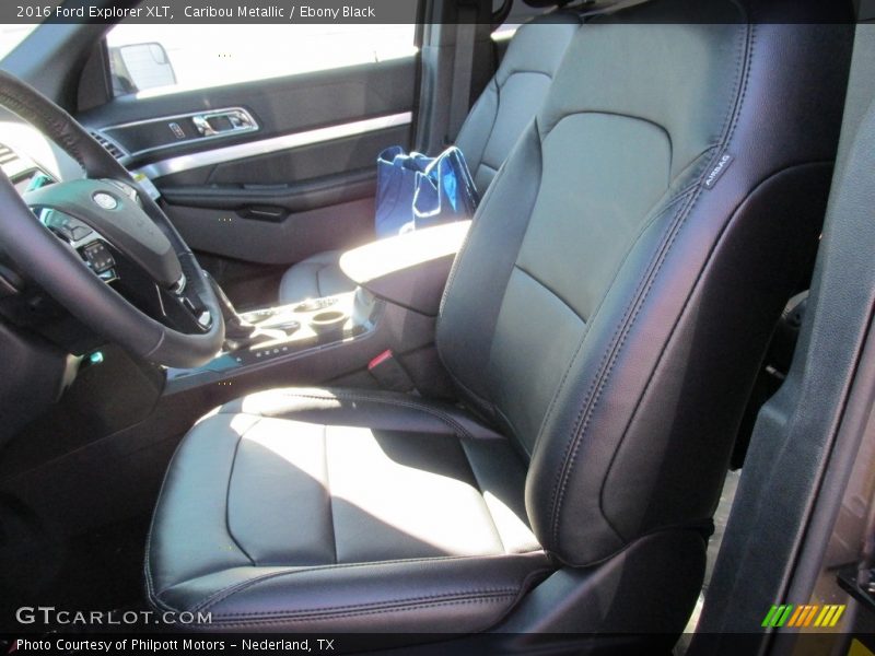 Caribou Metallic / Ebony Black 2016 Ford Explorer XLT