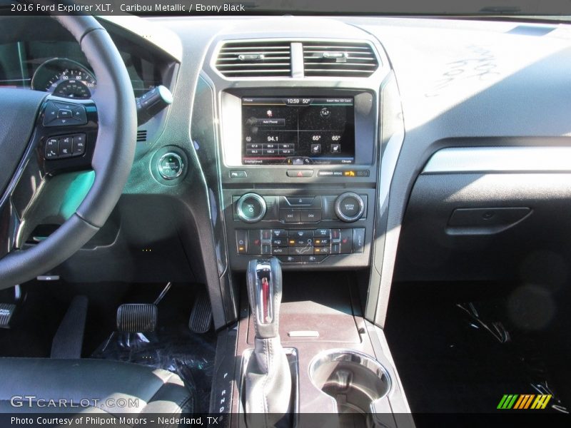 Caribou Metallic / Ebony Black 2016 Ford Explorer XLT