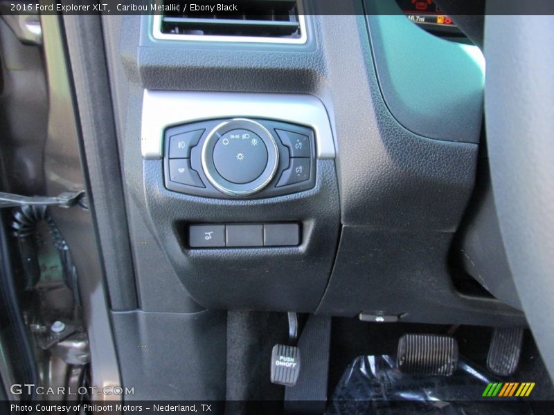 Caribou Metallic / Ebony Black 2016 Ford Explorer XLT