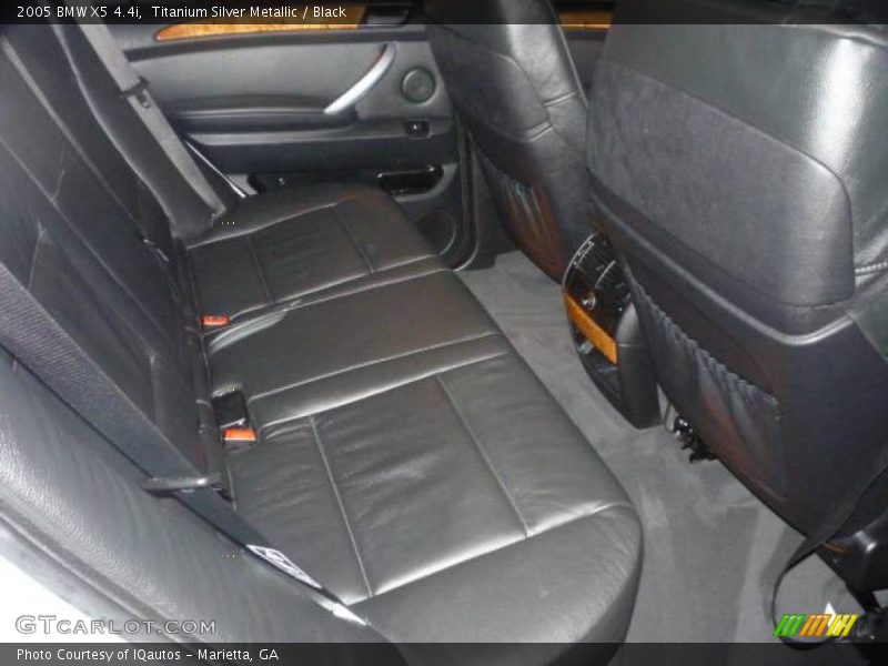 Titanium Silver Metallic / Black 2005 BMW X5 4.4i
