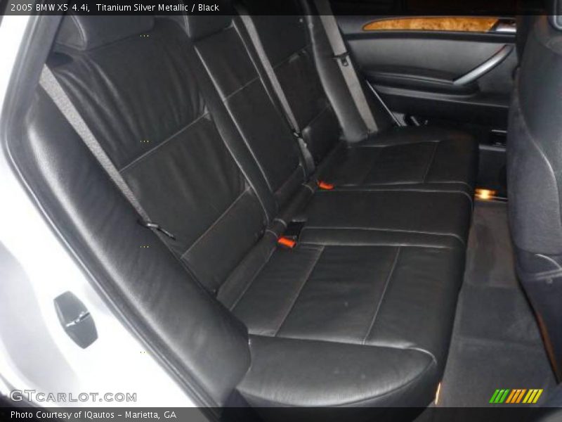 Titanium Silver Metallic / Black 2005 BMW X5 4.4i