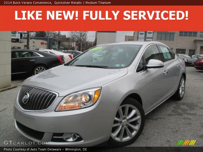Quicksilver Metallic / Medium Titanium 2014 Buick Verano Convenience