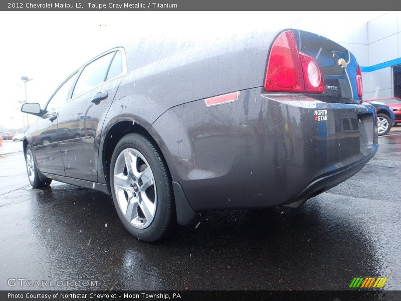 Taupe Gray Metallic / Titanium 2012 Chevrolet Malibu LS