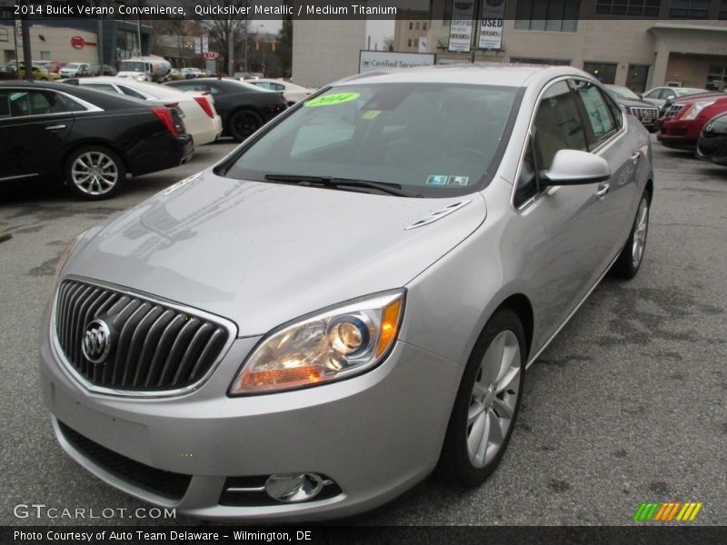 Quicksilver Metallic / Medium Titanium 2014 Buick Verano Convenience