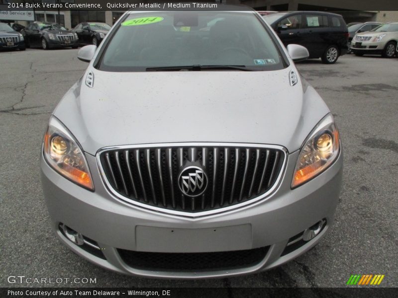 Quicksilver Metallic / Medium Titanium 2014 Buick Verano Convenience
