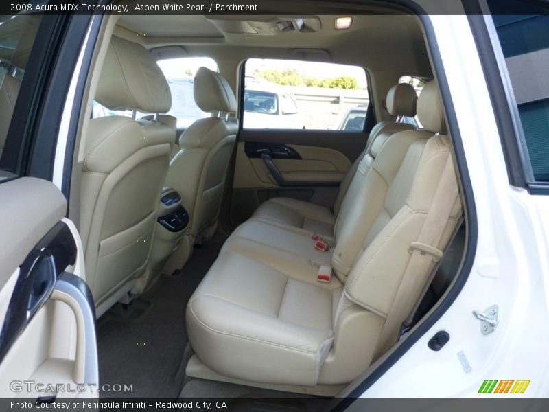 Aspen White Pearl / Parchment 2008 Acura MDX Technology