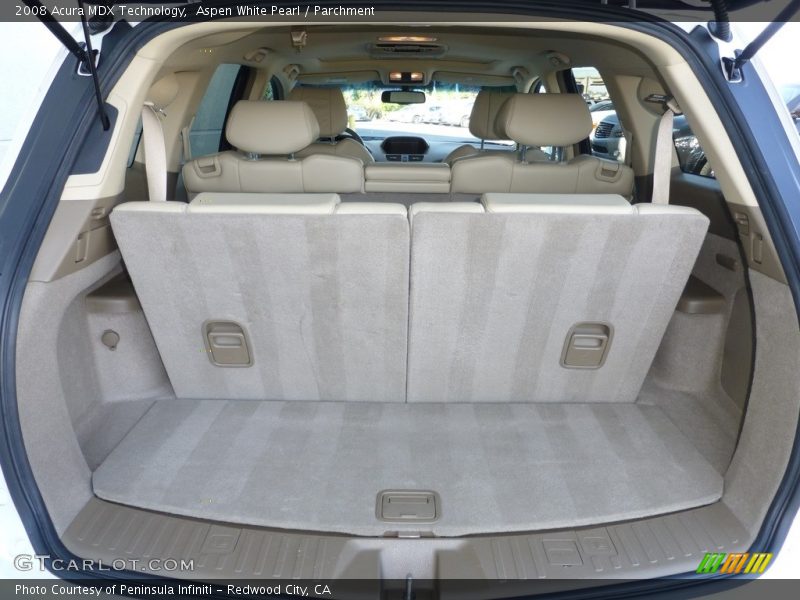 Aspen White Pearl / Parchment 2008 Acura MDX Technology