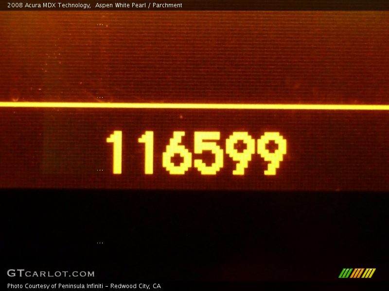 Aspen White Pearl / Parchment 2008 Acura MDX Technology
