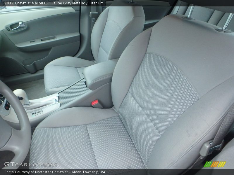 Taupe Gray Metallic / Titanium 2012 Chevrolet Malibu LS