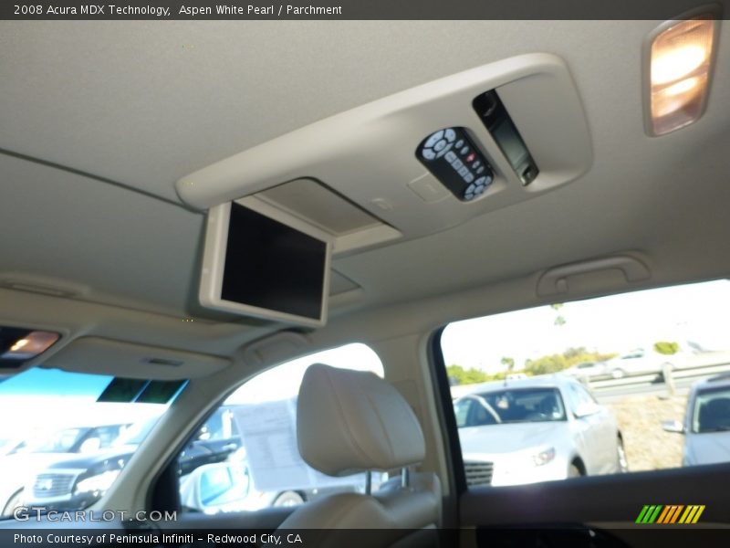 Aspen White Pearl / Parchment 2008 Acura MDX Technology
